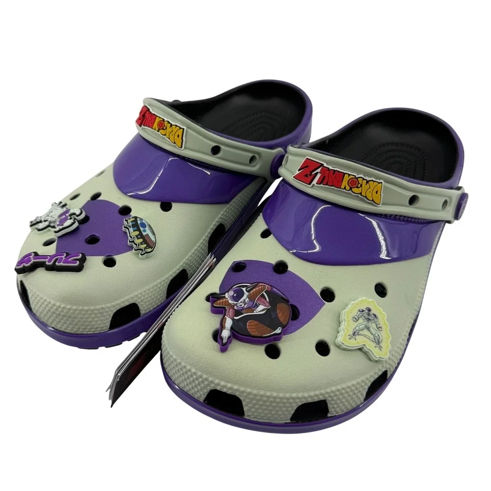 Crocs Dragon Ball Z Frieza Classic Clog Men 8/Women 10 M8/W10 Jibbitz Comfy NWT